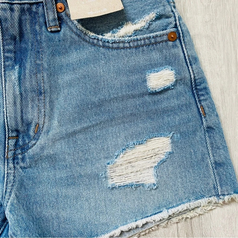 Madewell Relaxed Denim Shorts Blue Sz 23